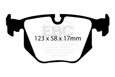 EBC Brakes - EBC Brakes DP21118 Greenstuff 2000 Series Sport Brake Pads