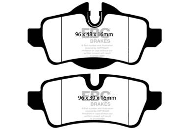 EBC Brakes - EBC Brakes DP21931 Greenstuff 2000 Series Sport Brake Pads for 07-15 Cooper