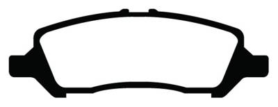 EBC Brakes - EBC Brakes DP23009 Greenstuff 2000 Series Sport Brake Pads for 13-16 Dart