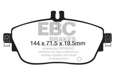 EBC Brakes - EBC Brakes DP22165 Greenstuff 2000 Series Sport Brake Pads