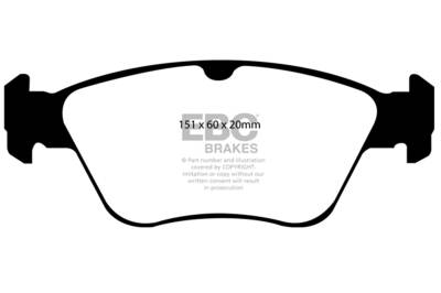 EBC Brakes - EBC Brakes DP31055C Redstuff Ceramic Low Dust Brake Pads