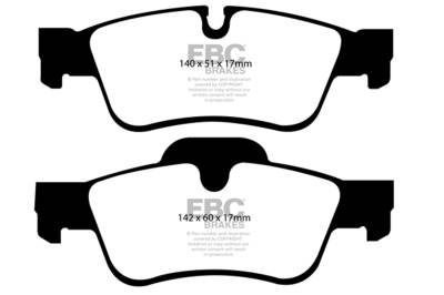 EBC Brakes - EBC Brakes DP31593C Redstuff Ceramic Low Dust Brake Pads