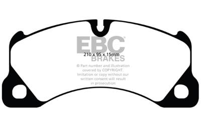 EBC Brakes - EBC Brakes DP31835C Redstuff Ceramic Low Dust Brake Pads