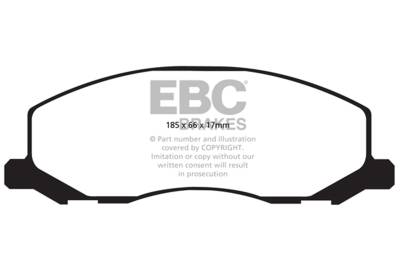 EBC Brakes - EBC Brakes DP32015C Redstuff Ceramic Low Dust Brake Pads for 10-11 9-5