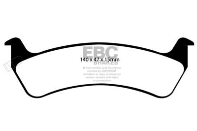 EBC Brakes - EBC Brakes DP41129R Yellowstuff Street & Track Brake Pads
