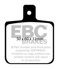 EBC Brakes - EBC Brakes DP41144R Yellowstuff Street & Track Brake Pads