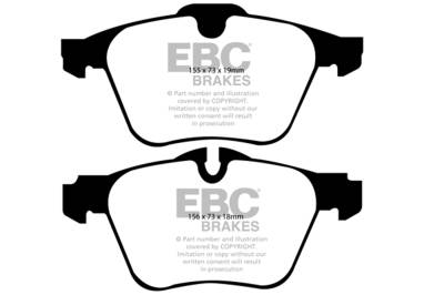 EBC Brakes - EBC Brakes DP41912R Yellowstuff Street & Track Brake Pads