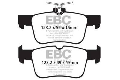 EBC Brakes - EBC Brakes DP42160R Yellowstuff Street & Track Brake Pads