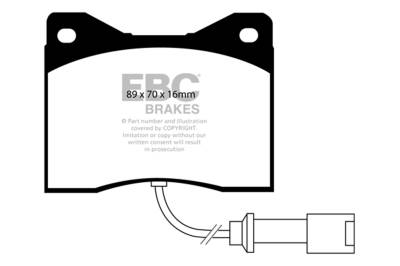 EBC Brakes - EBC Brakes DP4753R Yellowstuff Street & Track Brake Pads