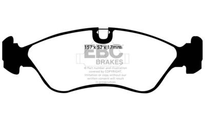 EBC Brakes - EBC Brakes DP4760R Yellowstuff Street & Track Brake Pads for 99-02 Lanos