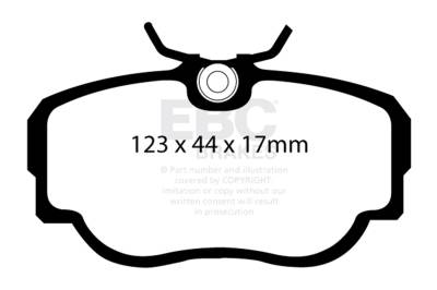 EBC Brakes - EBC Brakes DP4779R Yellowstuff Street & Track Brake Pads