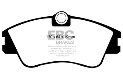 EBC Brakes - EBC Brakes DP61030 6000 Series Greenstuff Truck/SUV Brakes Disc Pads