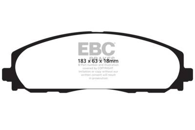 EBC Brakes - EBC Brakes DP61888 6000 Series Greenstuff Truck/SUV Brakes Disc Pads