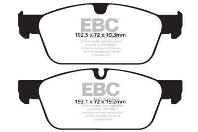 EBC Brakes - EBC Brakes DP62156 6000 Series Greenstuff Truck/SUV Brakes Disc Pads