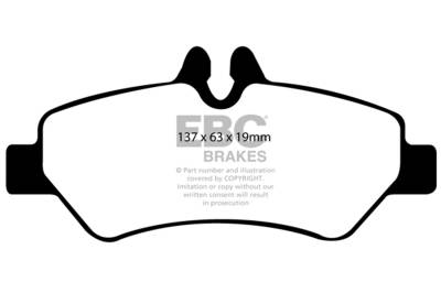 EBC Brakes - EBC Brakes DP61927 6000 Series Greenstuff Truck/SUV Brakes Disc Pads