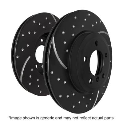 EBC Brakes - EBC Brakes GD962 3GD Series Sport Slotted Rotors for 99-09 S60 S80 V70