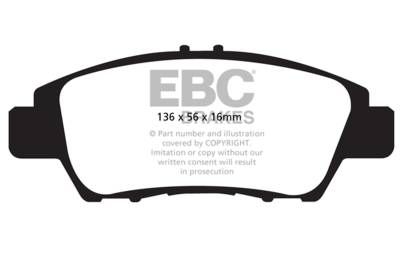 EBC Brakes - EBC Brakes S2KF1452 S2 Kits Greenstuff 2000 & USR Rotors for 11-16 CR-Z