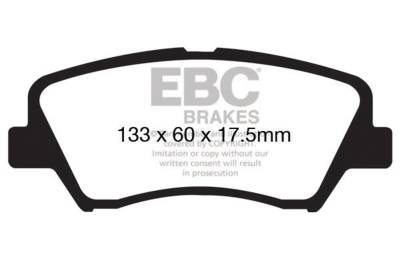 EBC Brakes - EBC Brakes S4KF1639 S4 Kits Redstuff & USR Rotor