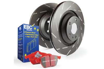 EBC Brakes - EBC Brakes S4KR1329 S4 Kits Redstuff & USR Rotor for 04-11 Elise Exige