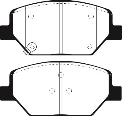 EBC Brakes - EBC Brakes S5KF1945 S5 Kits Yellowstuff & GD Rotors