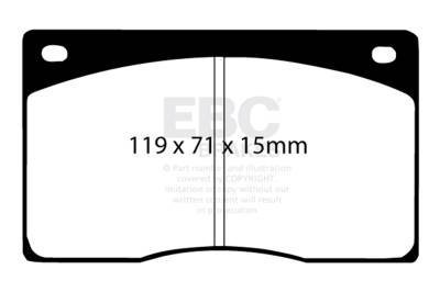 EBC Brakes - EBC Brakes UD135 Ultimax Brake Pads for 74-98 DB7 XJ12 XJ6 XJRS XJS Zagato
