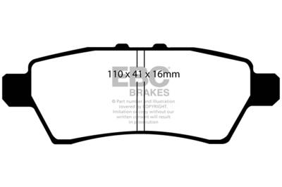 EBC Brakes - EBC Brakes UD1101 Ultimax Brake Pads for 05-12 Pathfinder