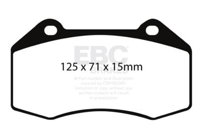 EBC Brakes - EBC Brakes UD1379 Ultimax Brake Pads for 07-10 Cobalt HHR
