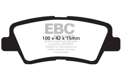 EBC Brakes - EBC Brakes UD1544 Ultimax Brake Pads
