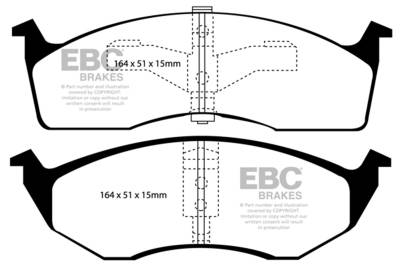 EBC Brakes - EBC Brakes UD642 Ultimax Brake Pads