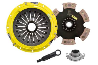 Advanced Clutch - Advanced Clutch ME2-XTR6 Act Extreme Race Rigid 6 Pad Clutch Kit w/Monoloc