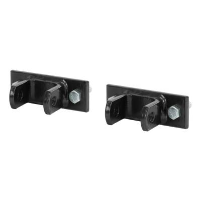 CURT - CURT 19748 Adjustable Tow Bar Bumper Brackets 1/2" Pin Holes