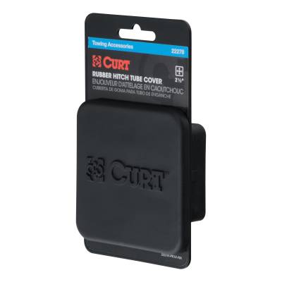 CURT - CURT 22278 2.5" Rubber Hitch Tube Cover Packaged