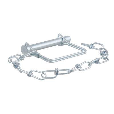 CURT - CURT 28000 3/8" Safety Pin w/12" Chain 2-3/4" Pin Length