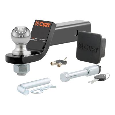 CURT - CURT 45534 Towing Starter Kit w/2" Ball 2" Shank 7500 lbs 2" Drop