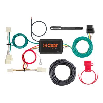 CURT - CURT 56316 Custom Wiring Harness 4-Way Flat 17-18 Hyundai Elantra Sedan Limited