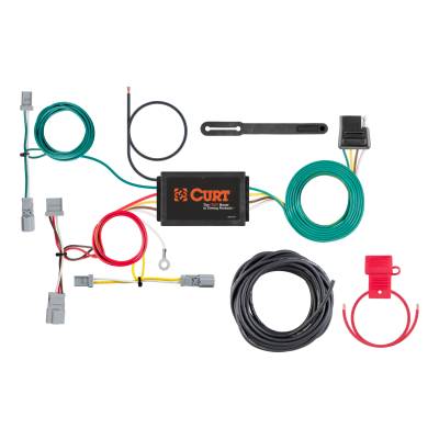 CURT - CURT 56341 Custom Wiring Harness 4-Way Flat Output 01-05 Honda Civic