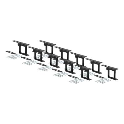 CURT - CURT 58002010 Easy-Mount Wiring Brackets for 4 Or 5-Way Flat 1.25" Receiver 10pk