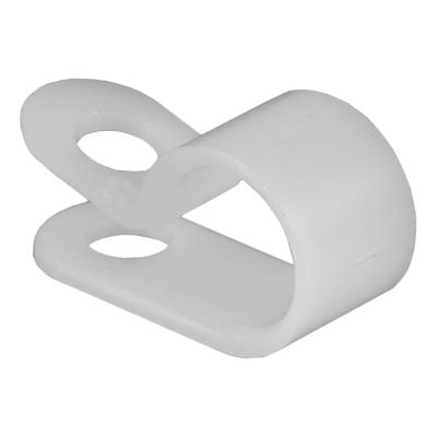 CURT - CURT 59828 3/8" I.D. Convoluted Slit Loom Tube Clamps 25-Pack