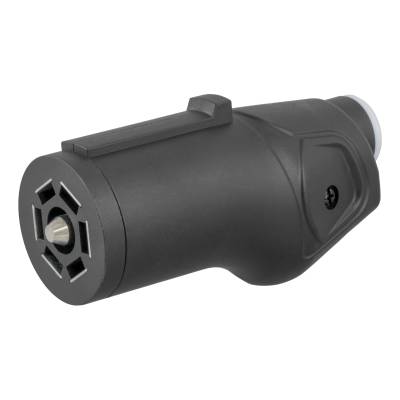 CURT - CURT 58145 Heavy-Duty 7-Way RV Blade Connector Plug Trailer Side