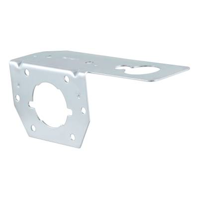 CURT - CURT 58210 Connector Mounting Bracket for 4 Or 6-Way Round