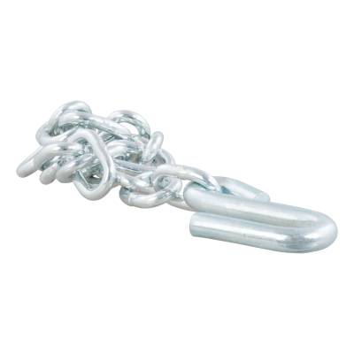 CURT - CURT 80300 27" Safety Chain w/1 S-Hook 7000 lbs Clear Zinc