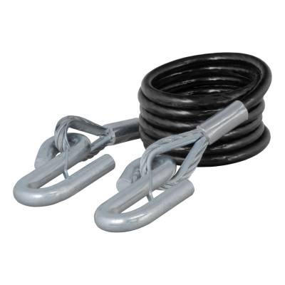 CURT - CURT 70008 Replacement 84" x 3/8" Diameter Tow Bar Safety Cable w/Hooks 7500 lbs