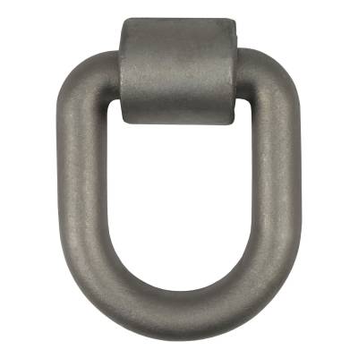 CURT - CURT 83780 3" x 4" Weld-On Tie-Down D-Ring 15587 lbs Raw Steel