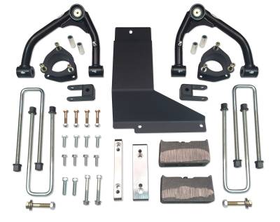 Tuff Country - Tuff Country 14056 4" Lift Kit w/UCA/Rear Blocks/U-Bolts for 07-13 Chevy/GMC 4WD