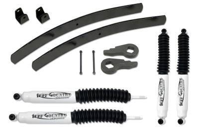 Tuff Country - Tuff Country 12924KN 2" Lift Kit w/Rear Add-A-Leafs Shocks 01-10 Chevy/GMC 4WD