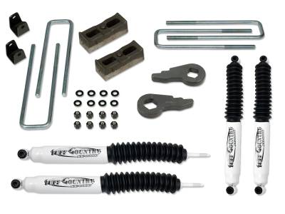 Tuff Country - Tuff Country 12934KN 2" Lift Kit w/Rear Lift Blocks Shocks 01-10 Chevy/GMC