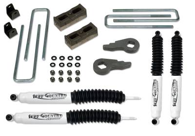 Tuff Country - Tuff Country 12964KN 2" Lift Kit w/Rear Lifted Blocks Shocks 01-10 Chevy/GMC