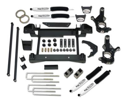 Tuff Country - Tuff Country 16958KN 6" Lift/Knuckles 1Pc Sub-FRAMe Shocks for 01-06 Chevy/GMC