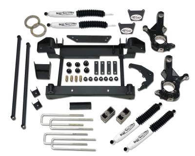 Tuff Country - Tuff Country 16990KN 6" Lift/Knuckles 1Pc Sub-FRAMe Shocks for 01-06 Chevy/GMC