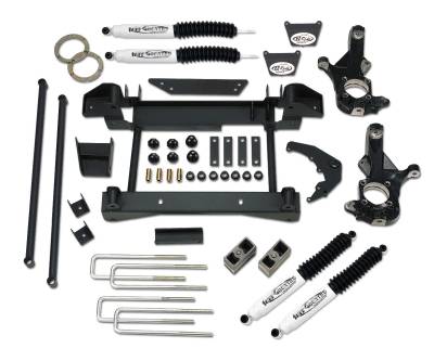 Tuff Country - Tuff Country 16985KN 6" Lift/Knuckles 1Pc Sub-FRAMe Shocks for 01-10 Chevy/GMC